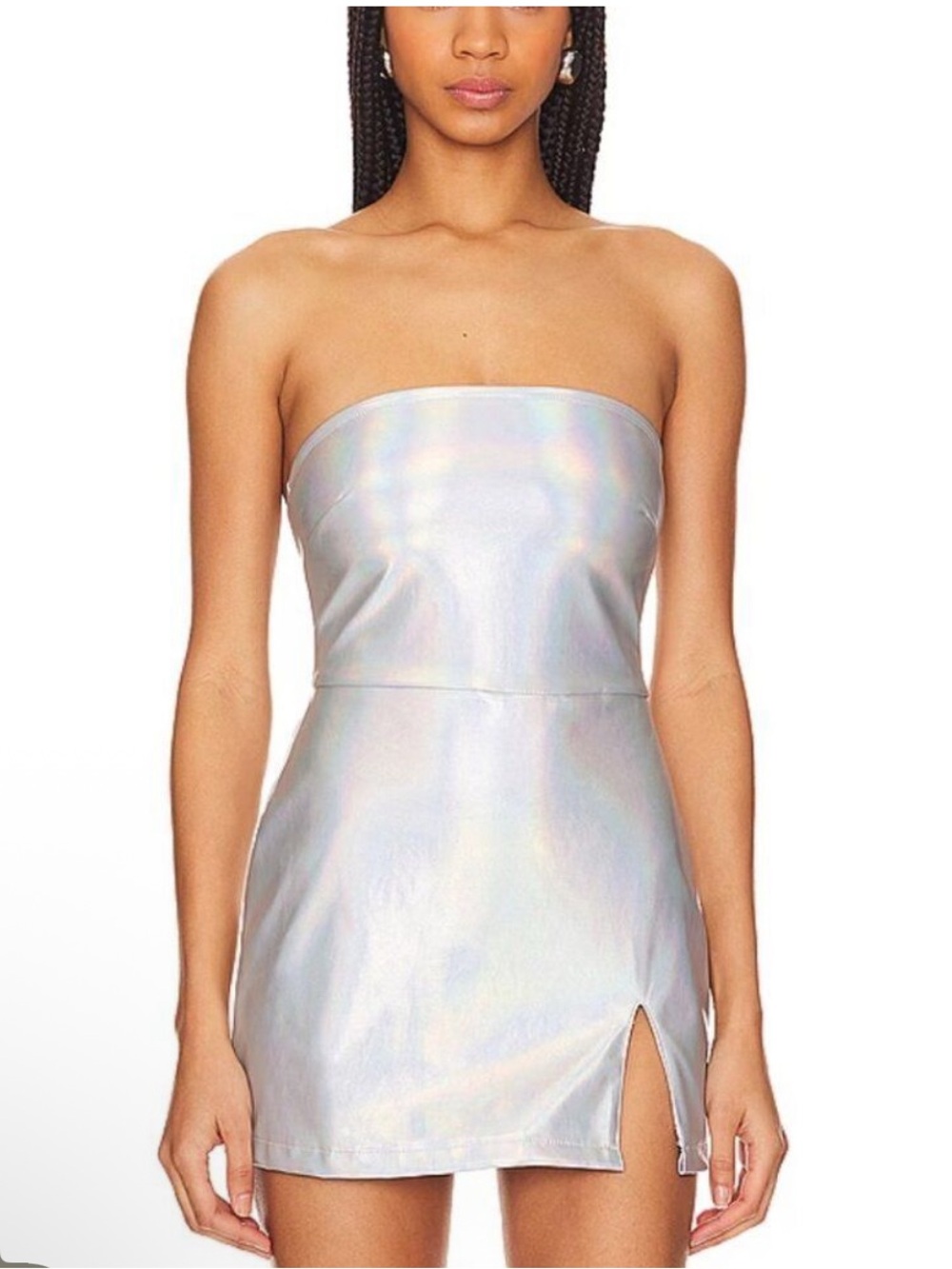NWT NEW AFRM x Revolve Braylon Iridescent Mini Dress Romper Size S